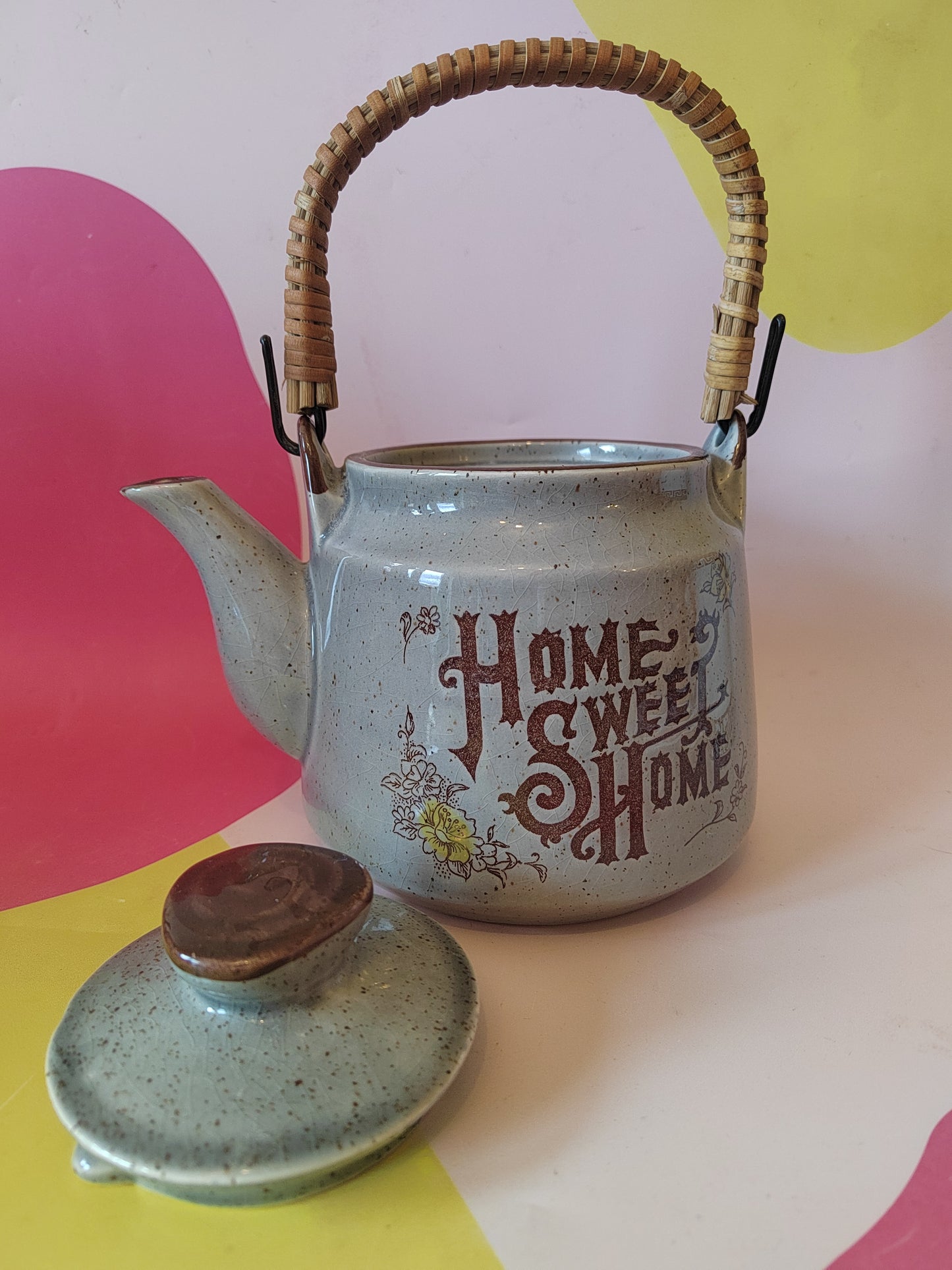 Vintage Japanese "Home Sweet Home Teapot"