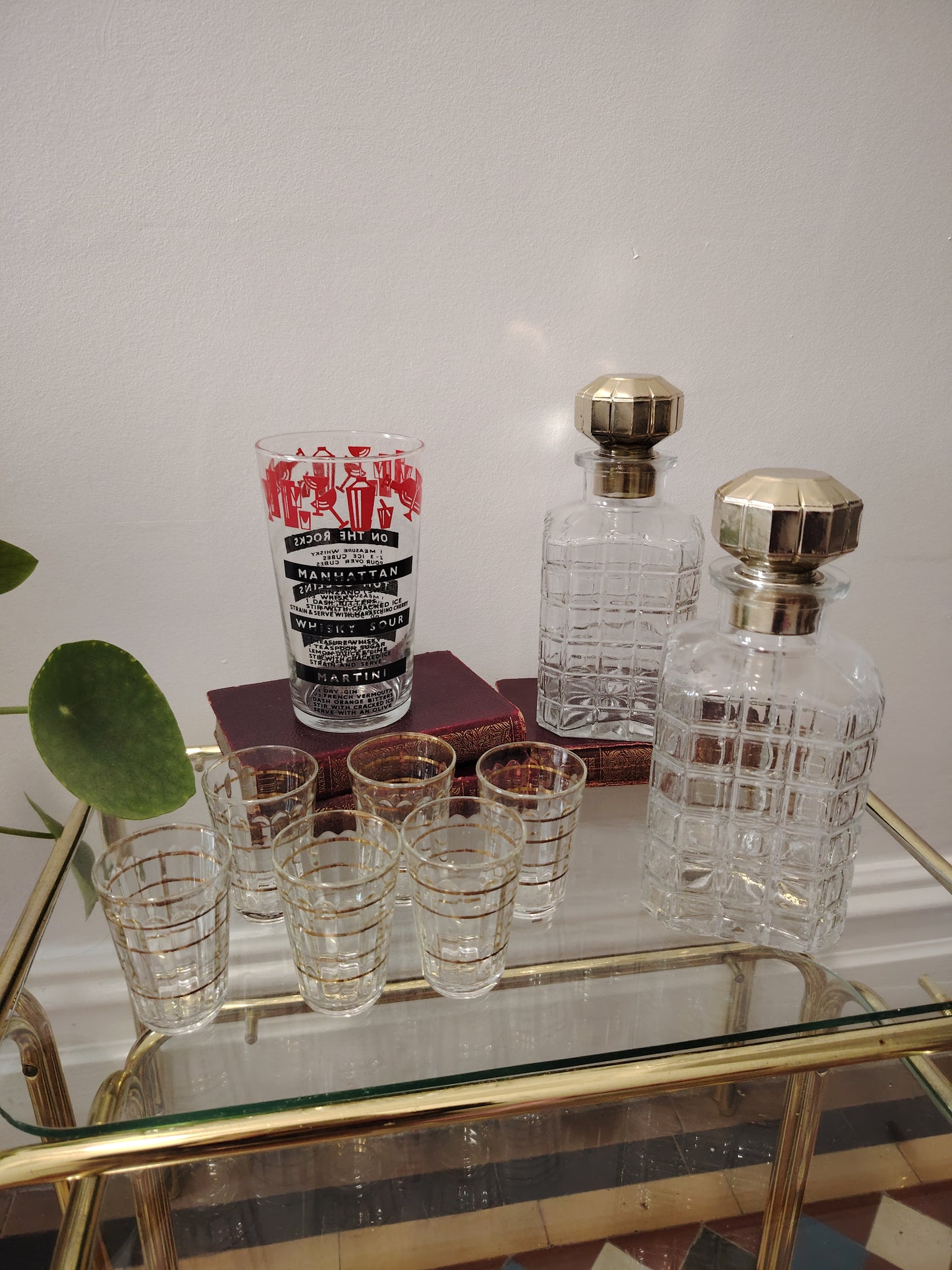 1950's Cocktail Bar Set