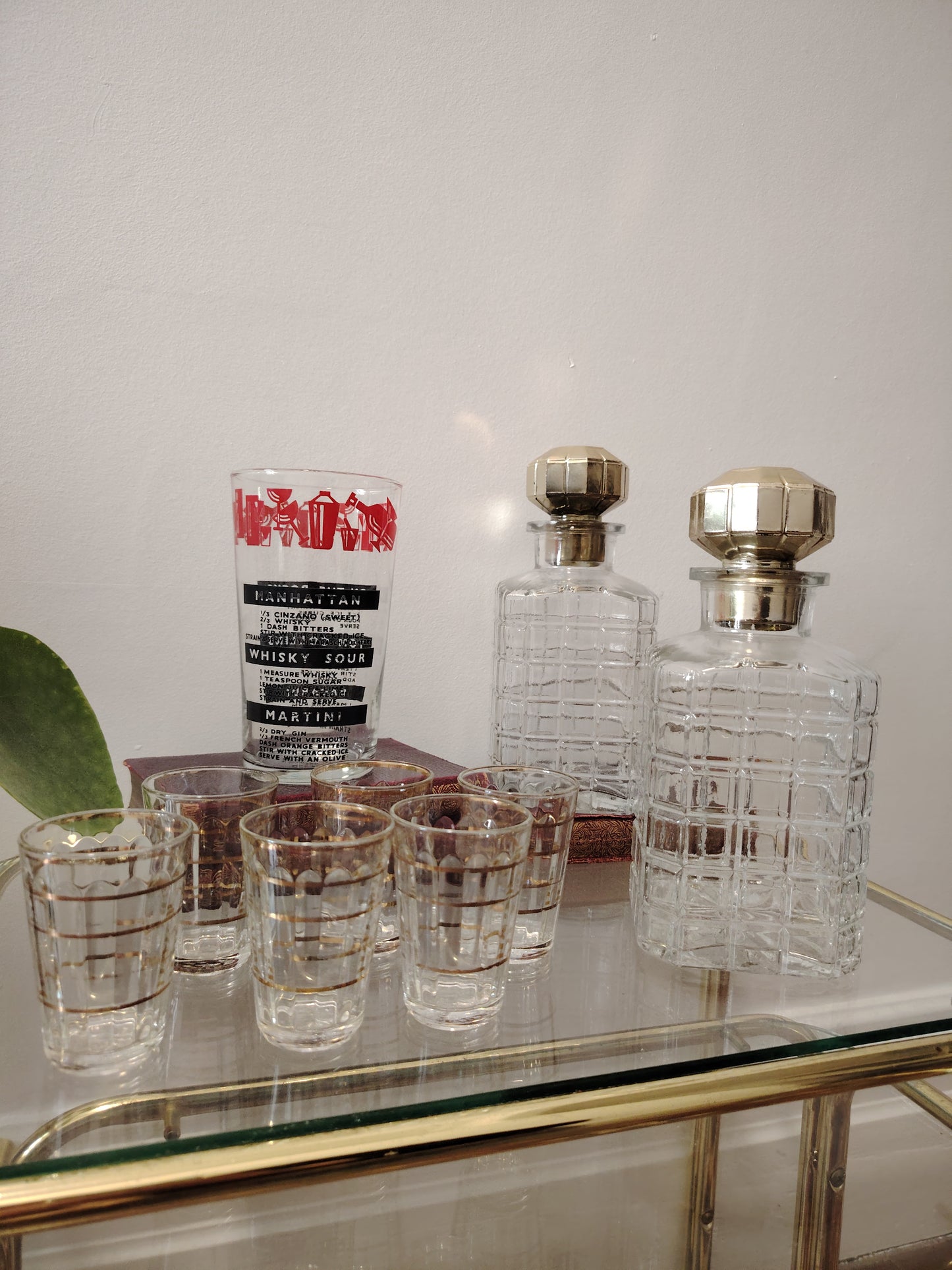 1950's Cocktail Bar Set