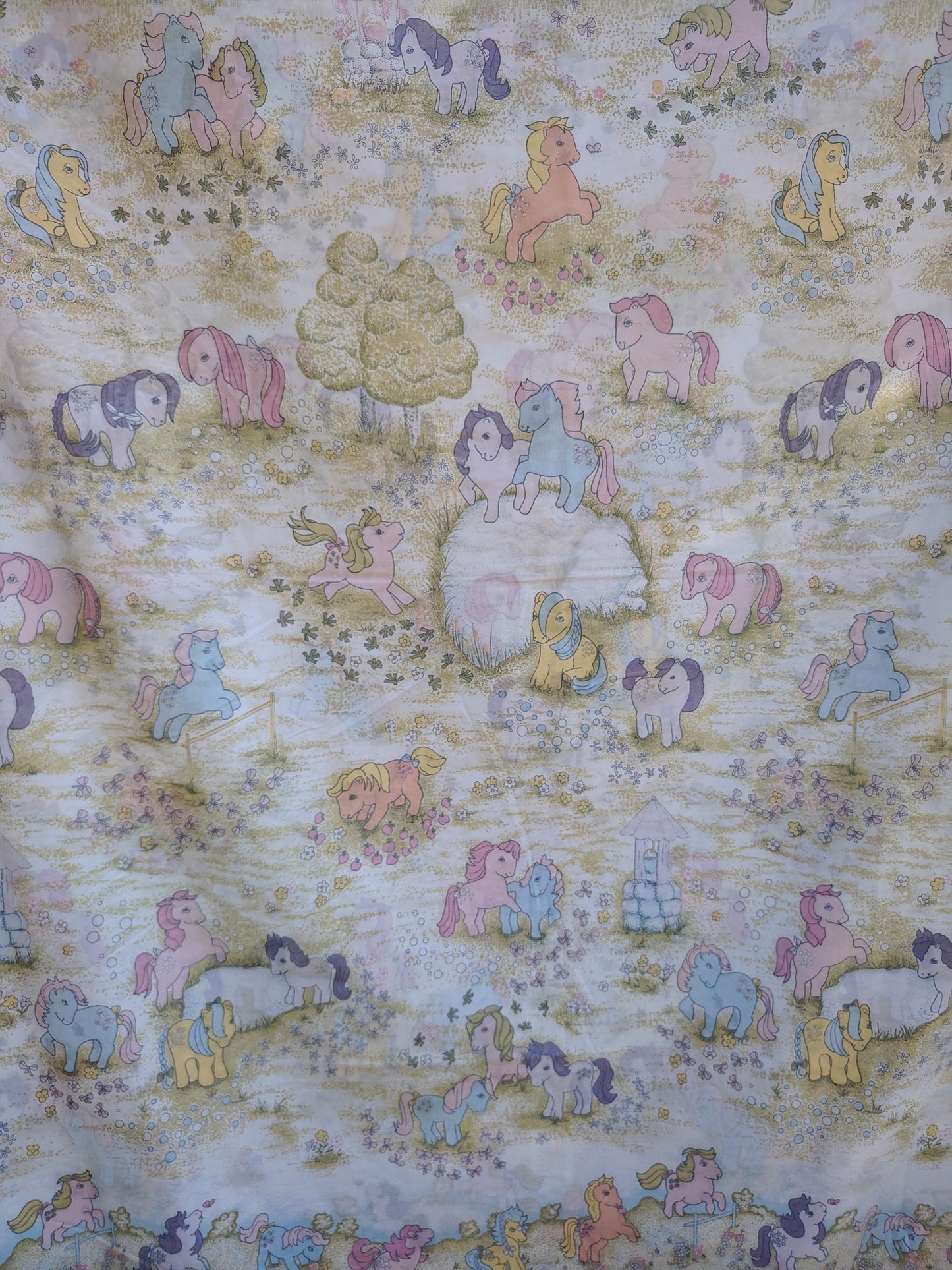 Vintage 80's My Little Pony Single Duvet Cover