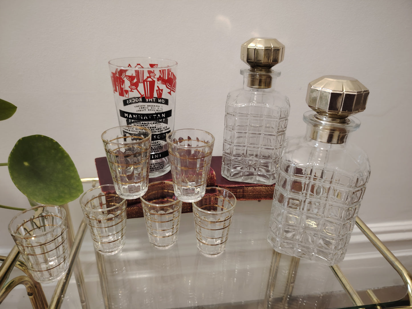 1950's Cocktail Bar Set