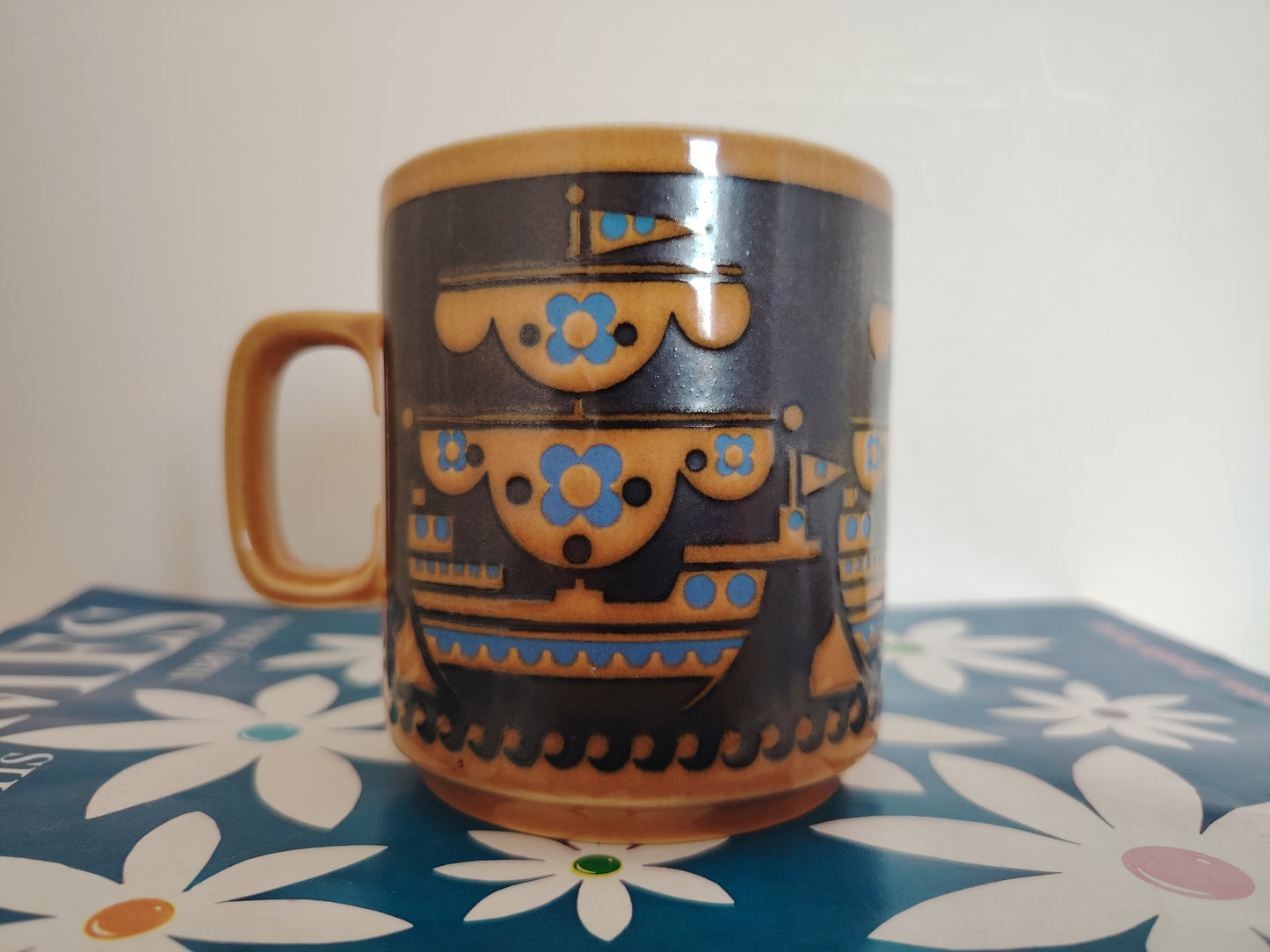 Rare Hornsea Boat Mug