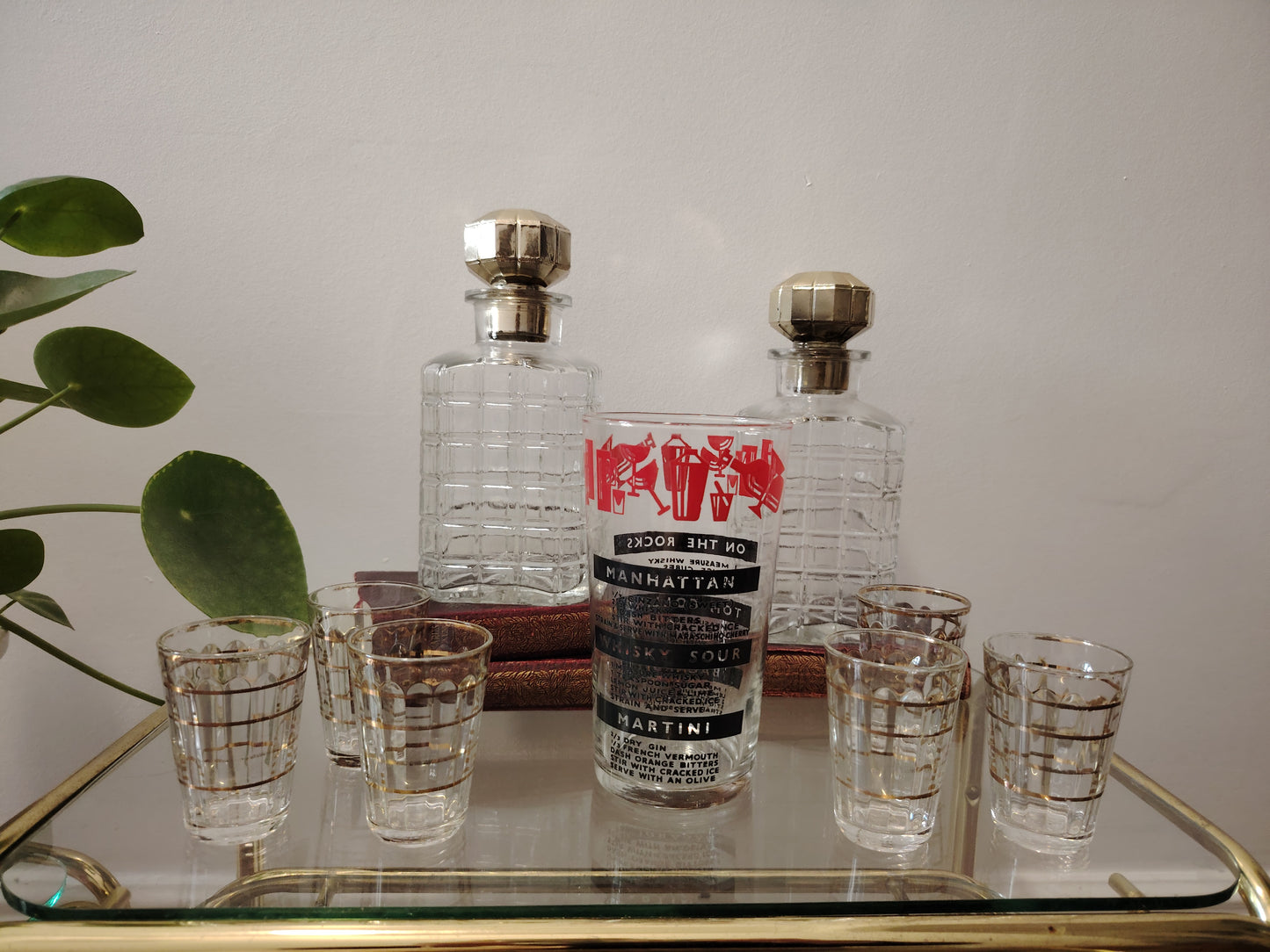 1950's Cocktail Bar Set