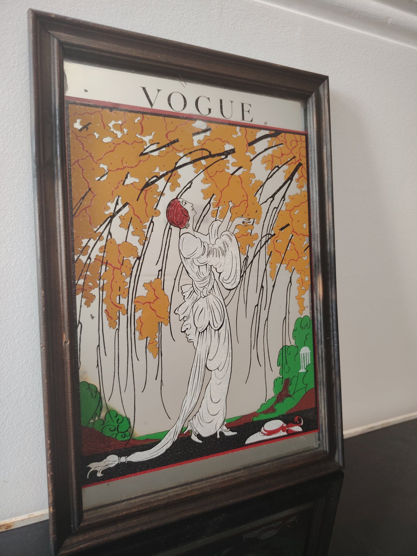 Vintage Art Deco Vogue Mirror