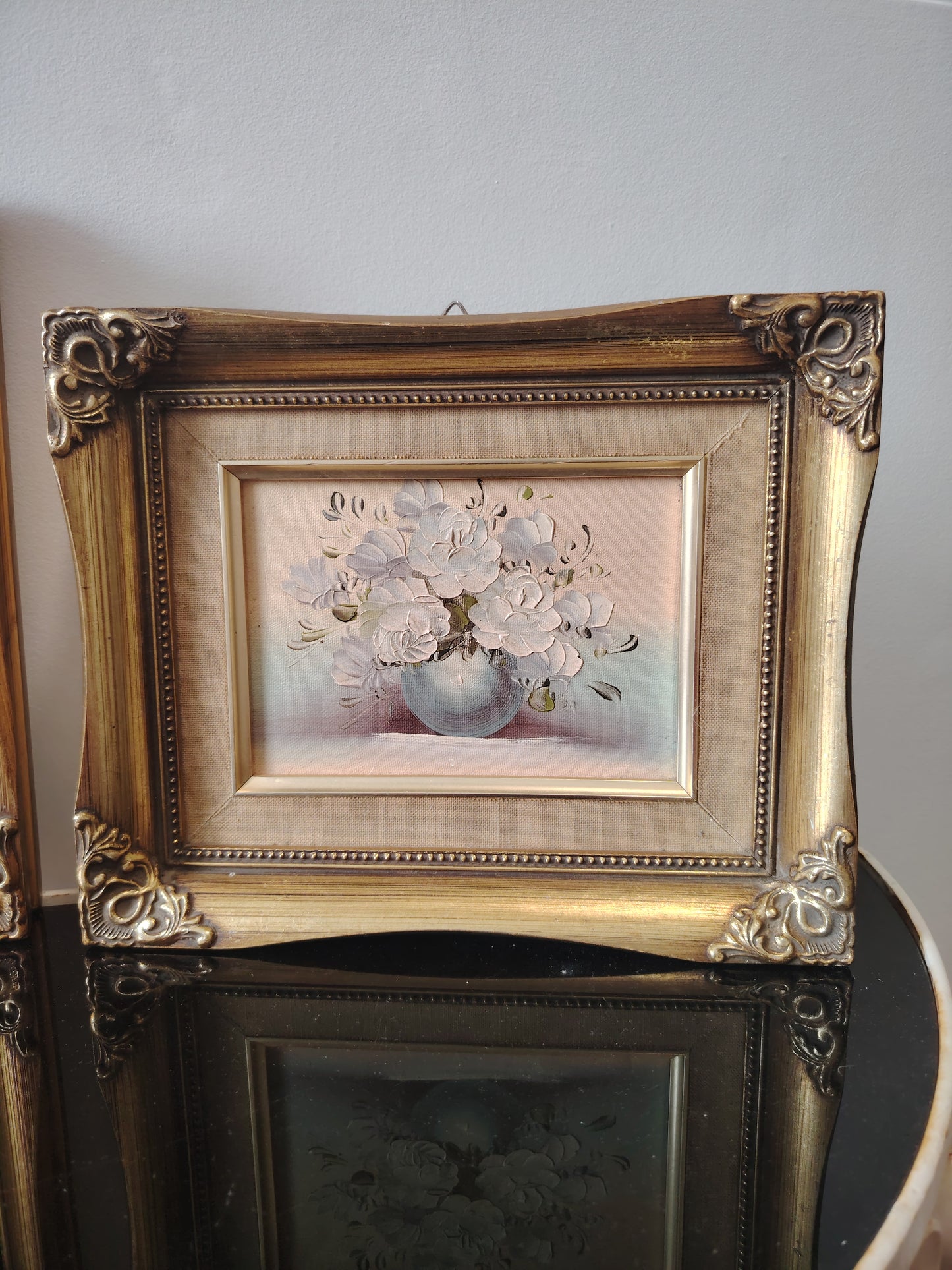 Pair of Vintage Original Oil Paintings