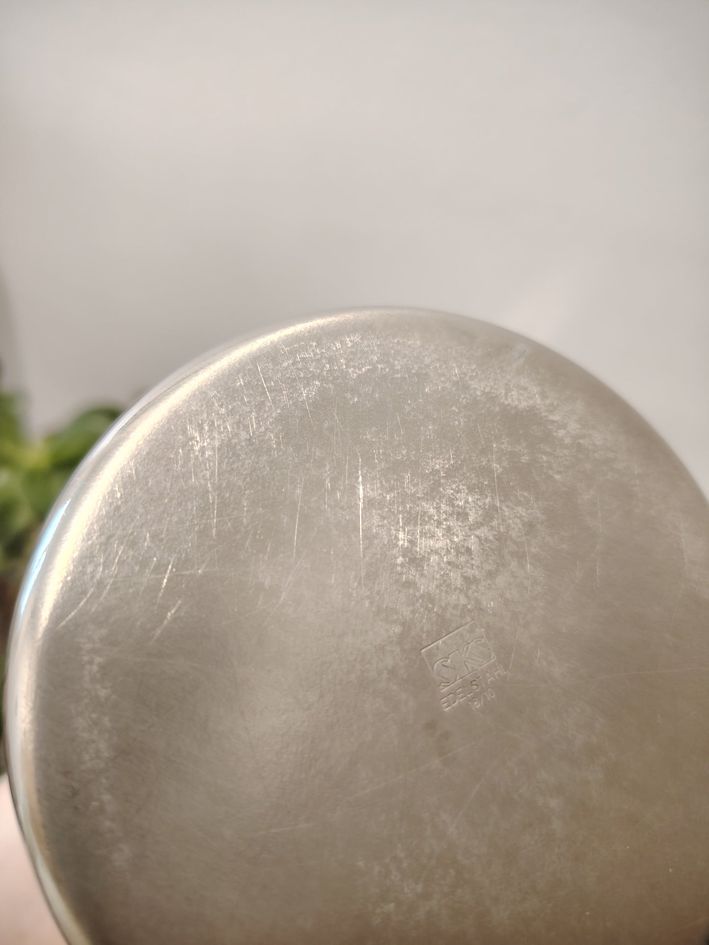 Pair of rare 90's Stainless Steel Kitchen Cannisters by SKS Edelstahl Germany