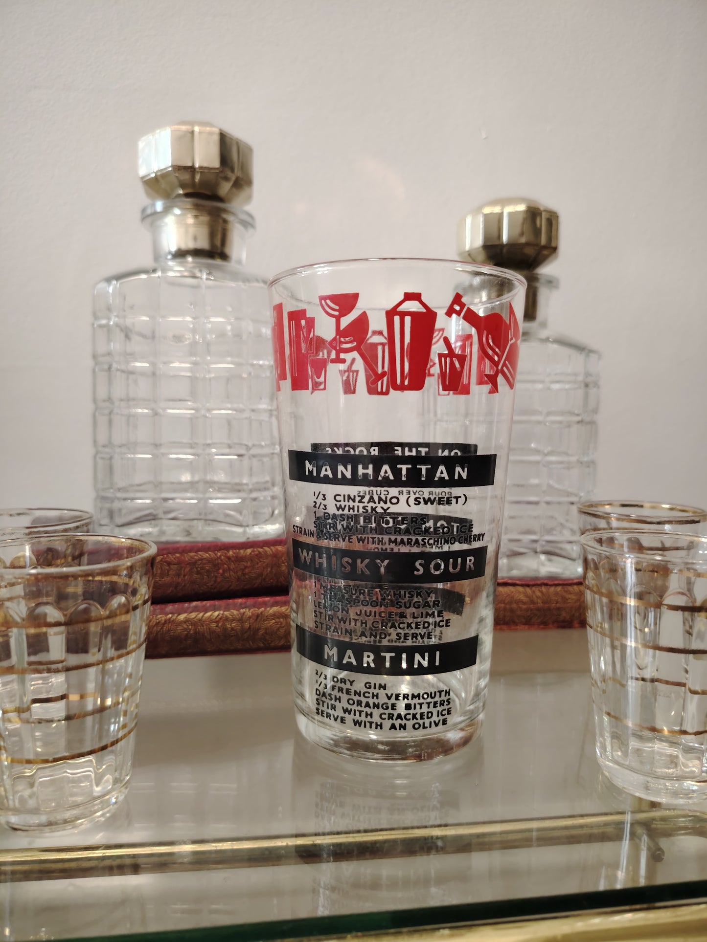1950's Cocktail Bar Set