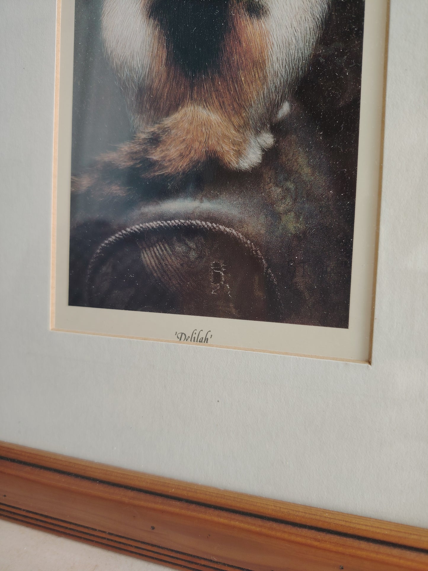 Pair of 90's Cat Prints "Samson and Delilah"