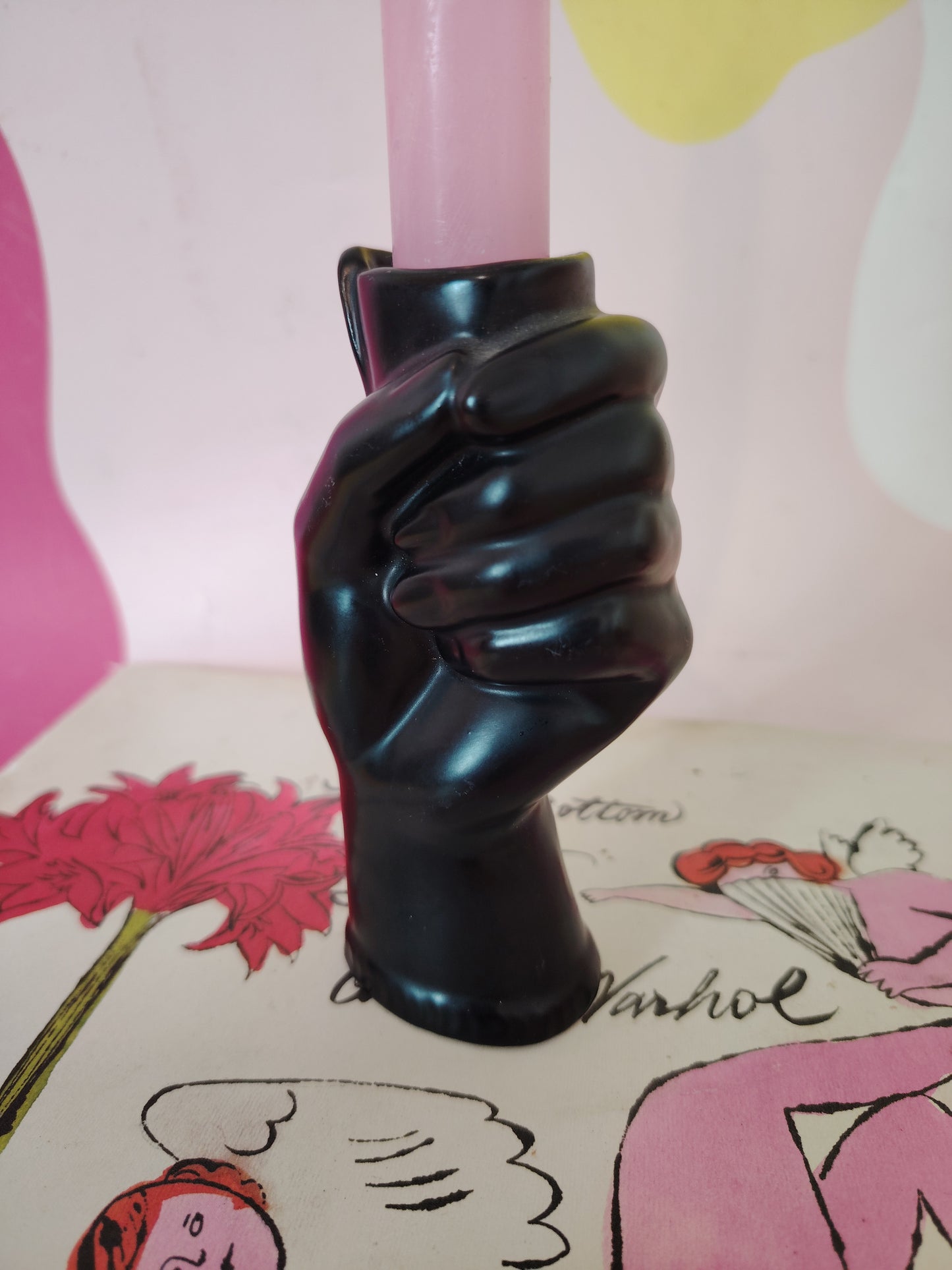 Sylvac Hand Posey Vase/ Candle Holder