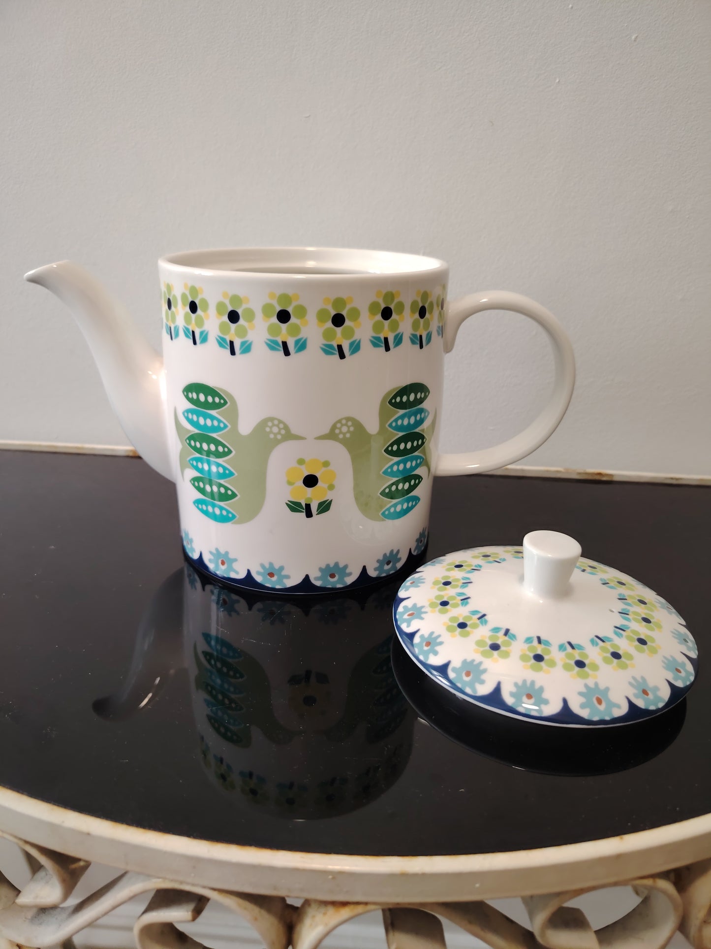 Portmeirion "Love and Peace" Teapot