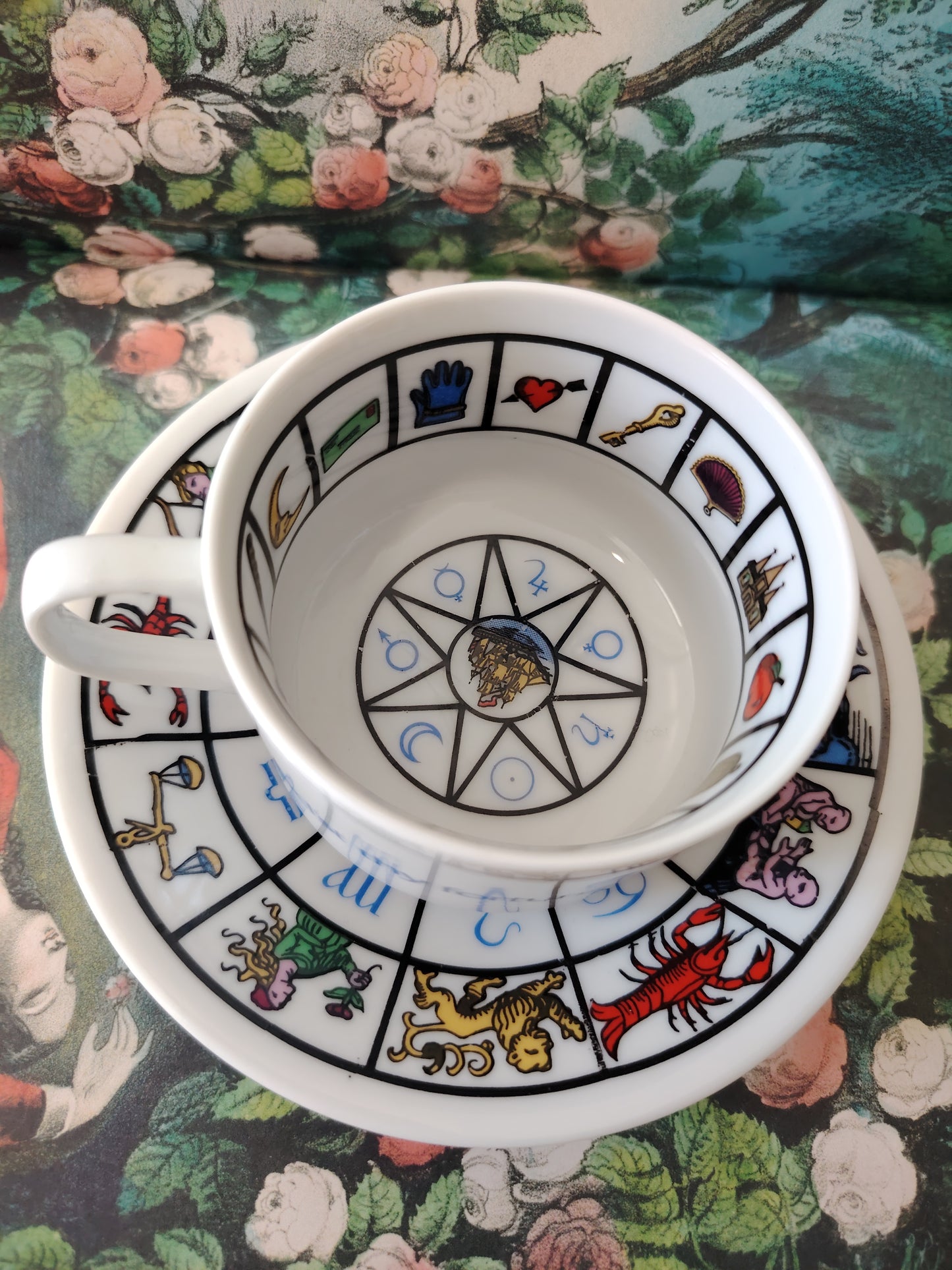 Vintage Fortune Cup and Saucer