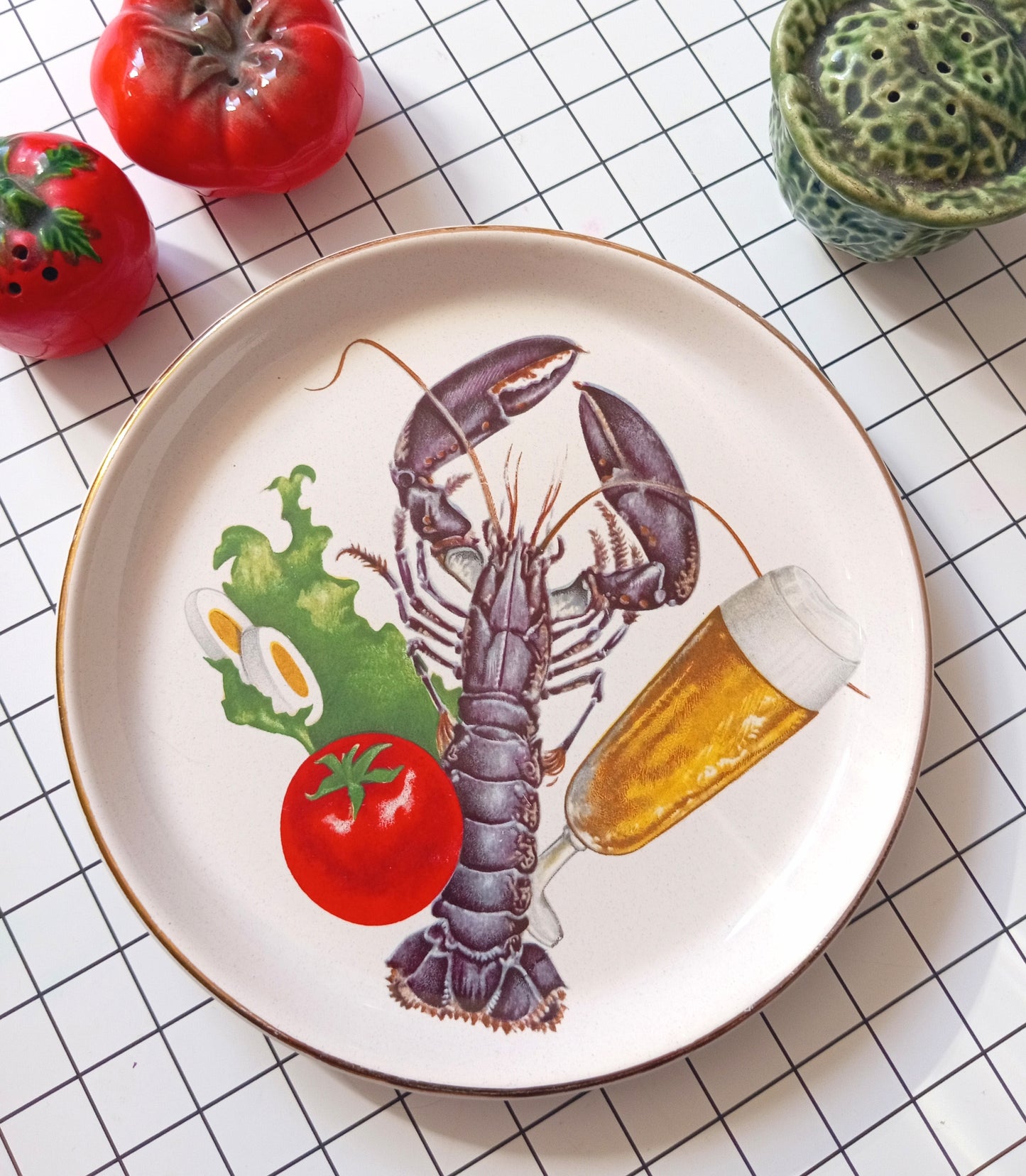 1970's Harry Hancock Small Lobster Plate