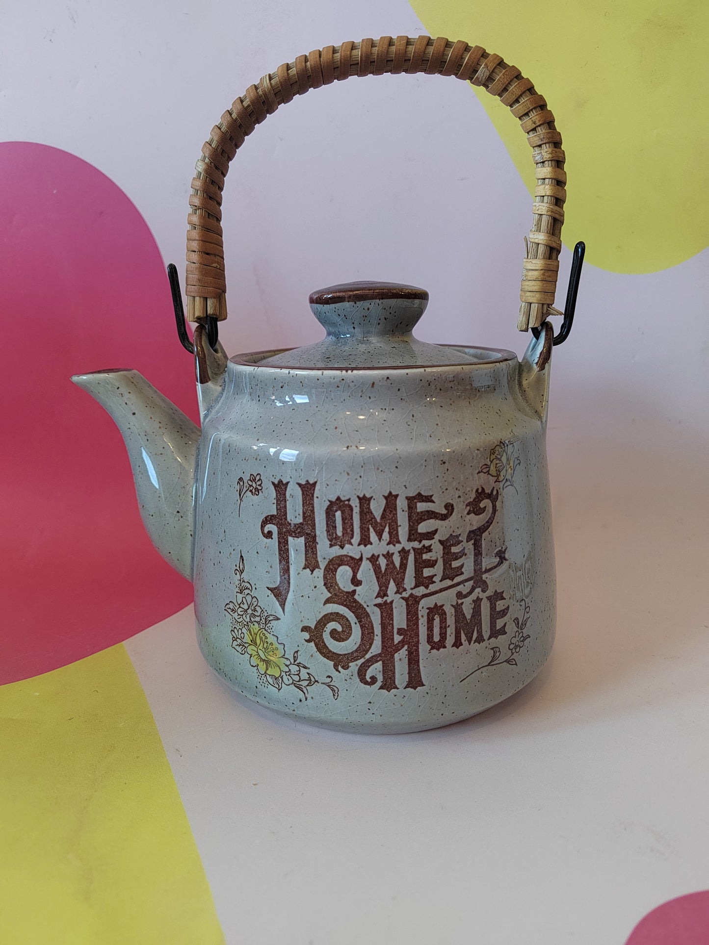 Vintage Japanese "Home Sweet Home Teapot"