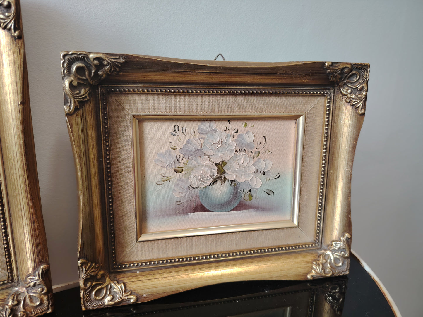 Pair of Vintage Original Oil Paintings