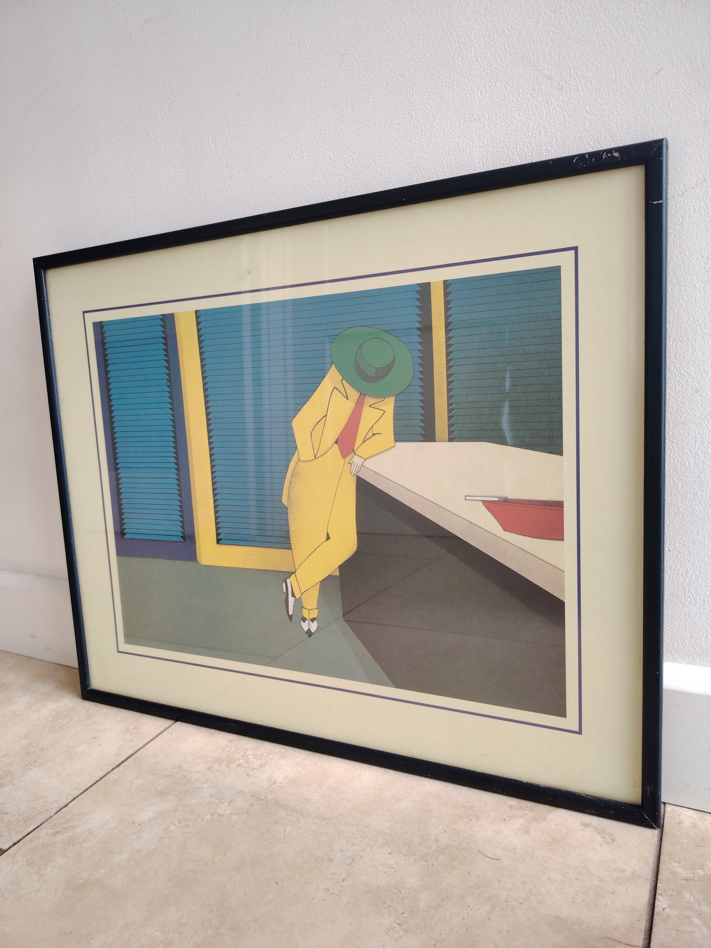 1980's Colourful Pop Art Print
