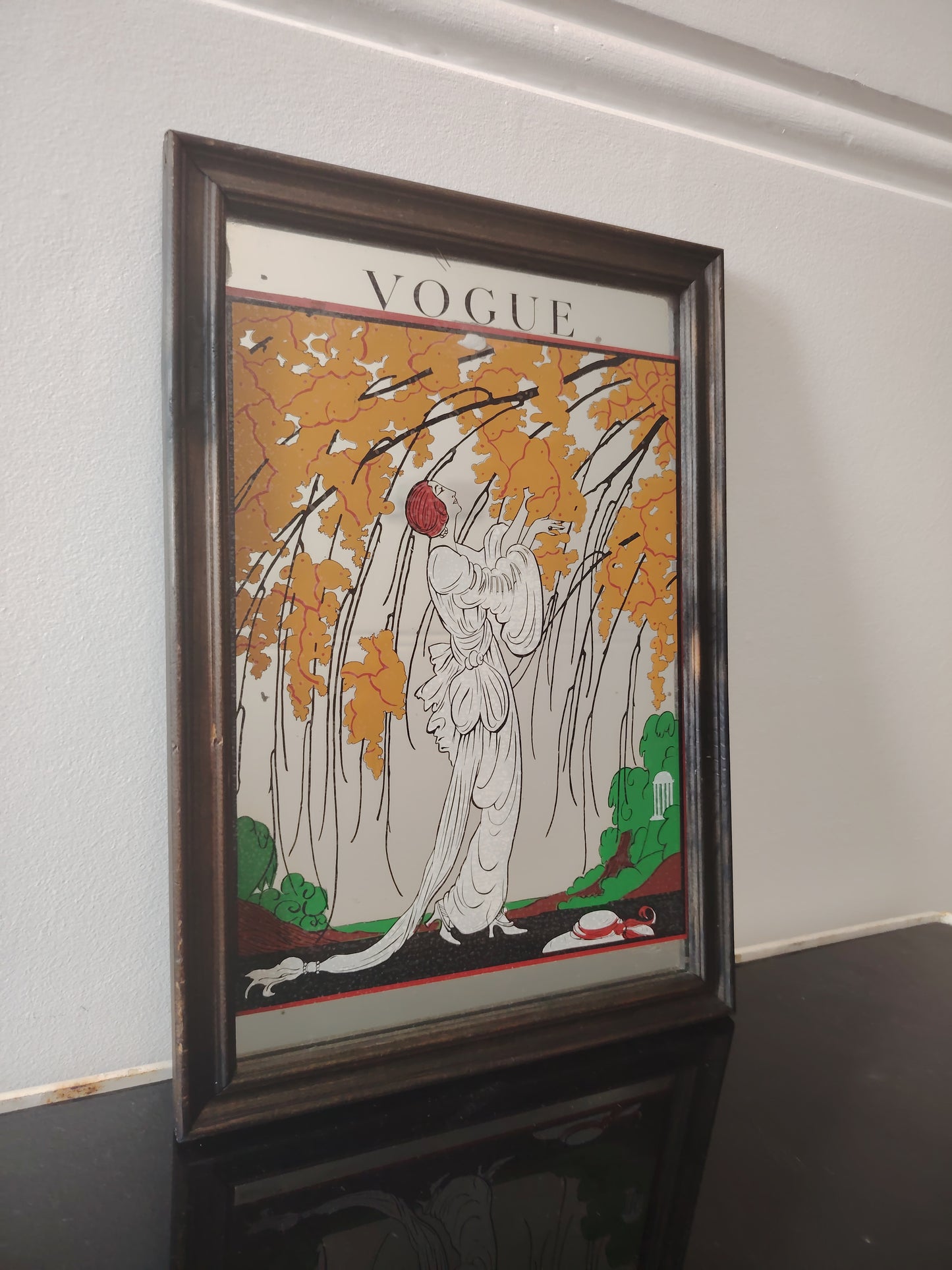 Vintage Art Deco Vogue Mirror