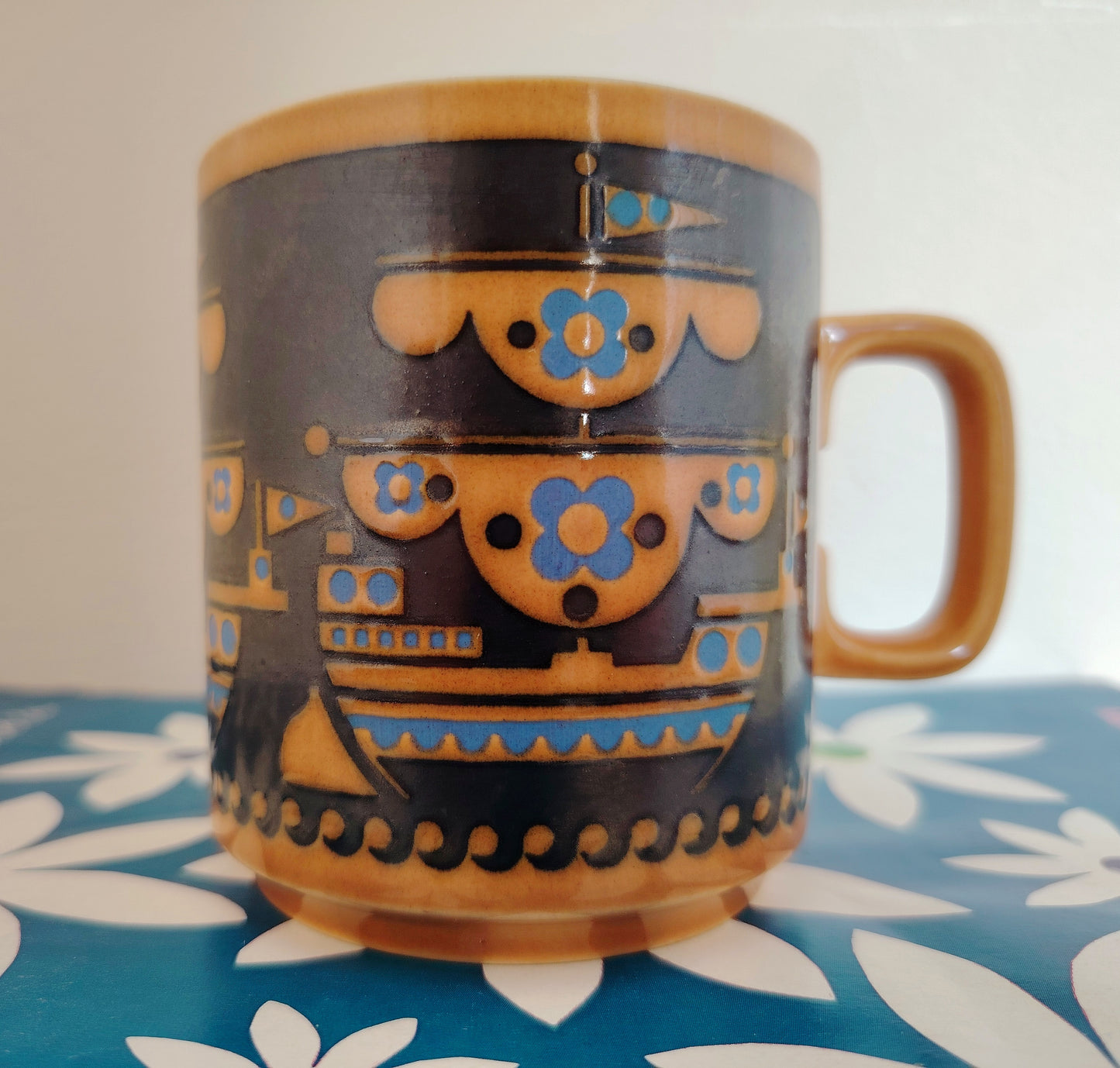 Rare Hornsea Boat Mug