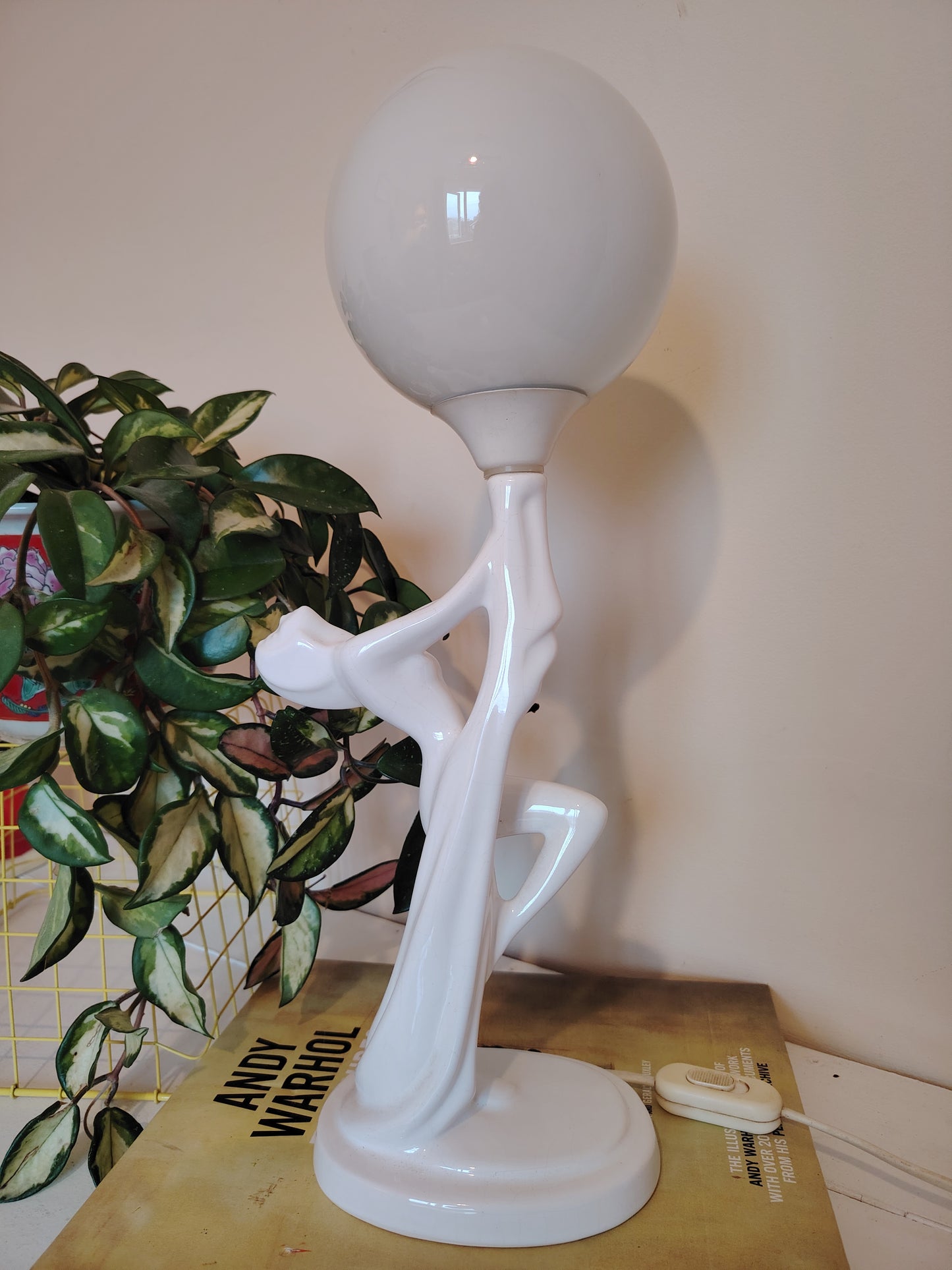 Beautiful Art Deco Style nude lady lamp