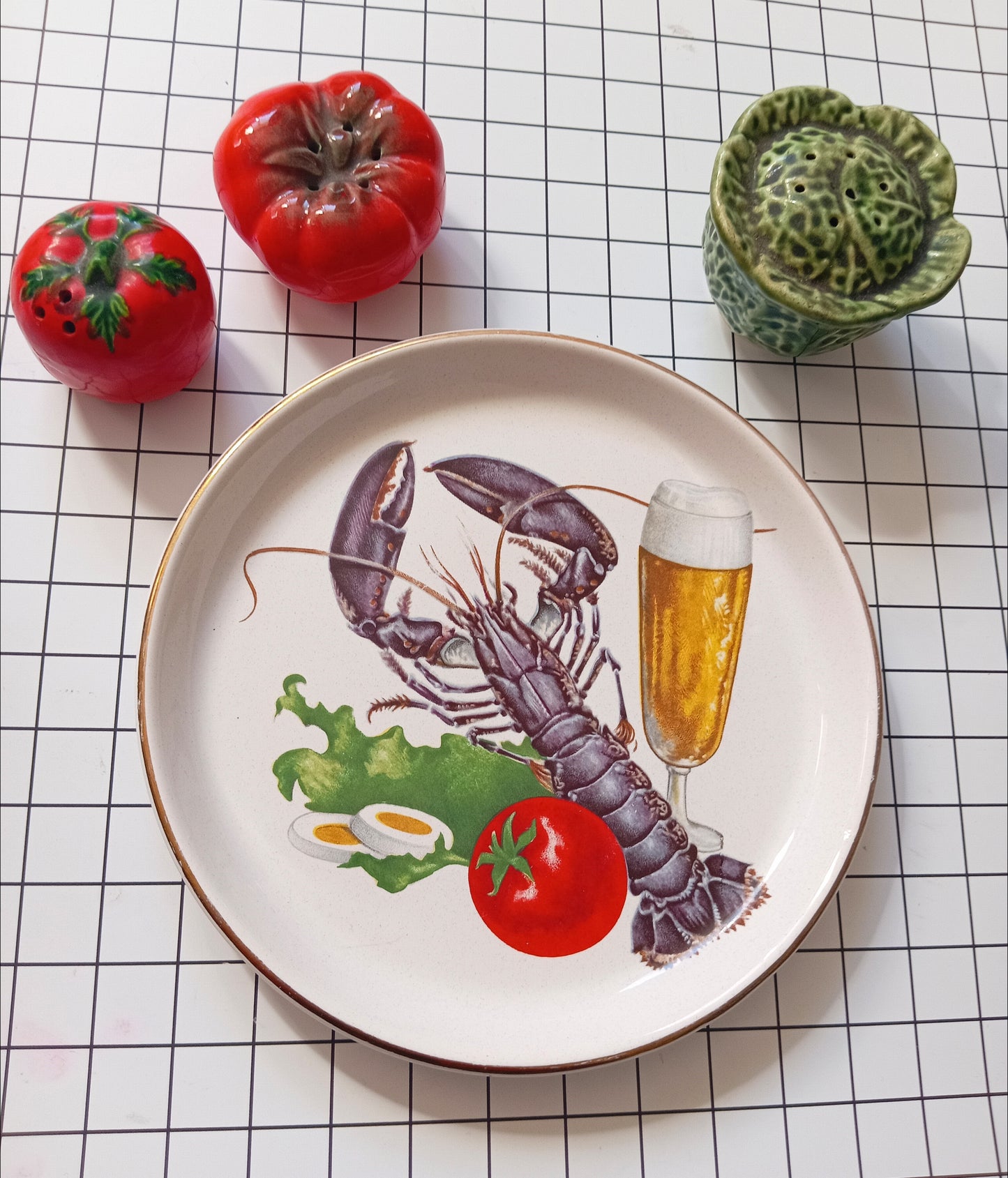 1970's Harry Hancock Small Lobster Plate
