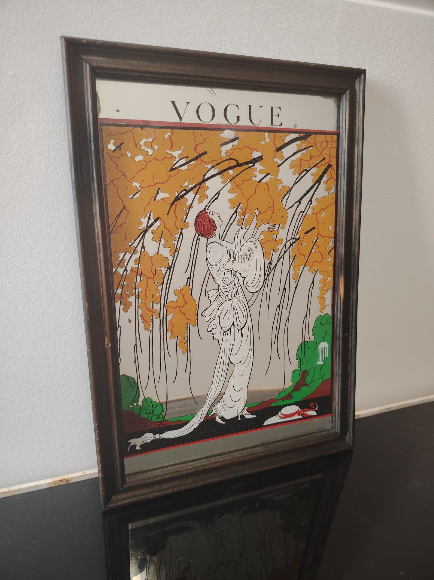 Vintage Art Deco Vogue Mirror