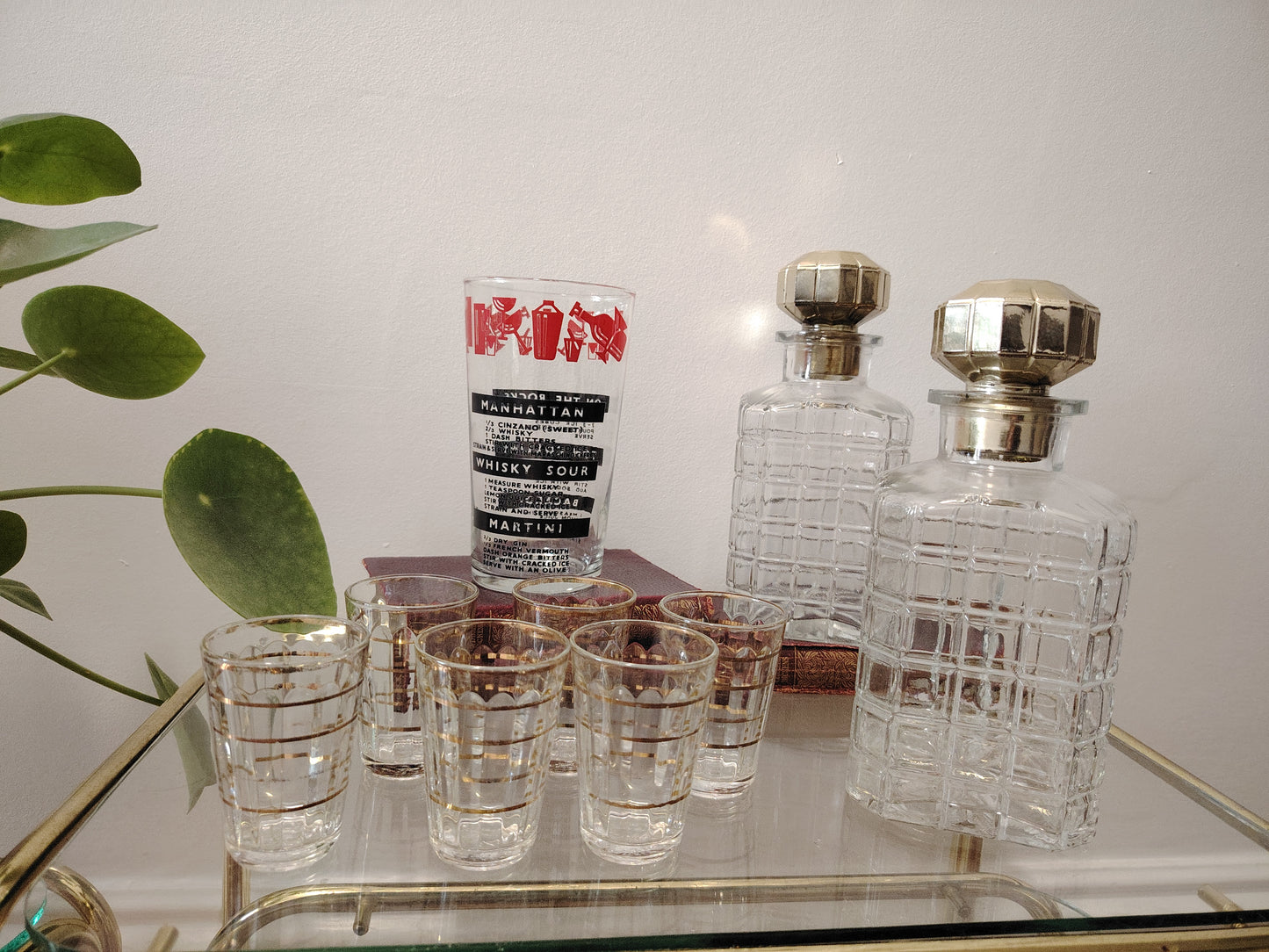 1950's Cocktail Bar Set