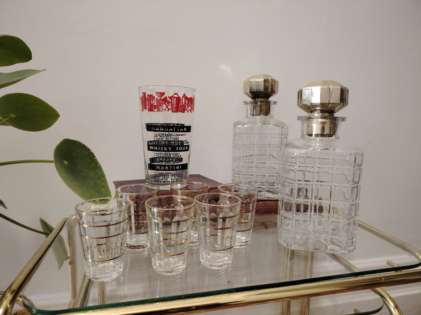 1950's Cocktail Bar Set
