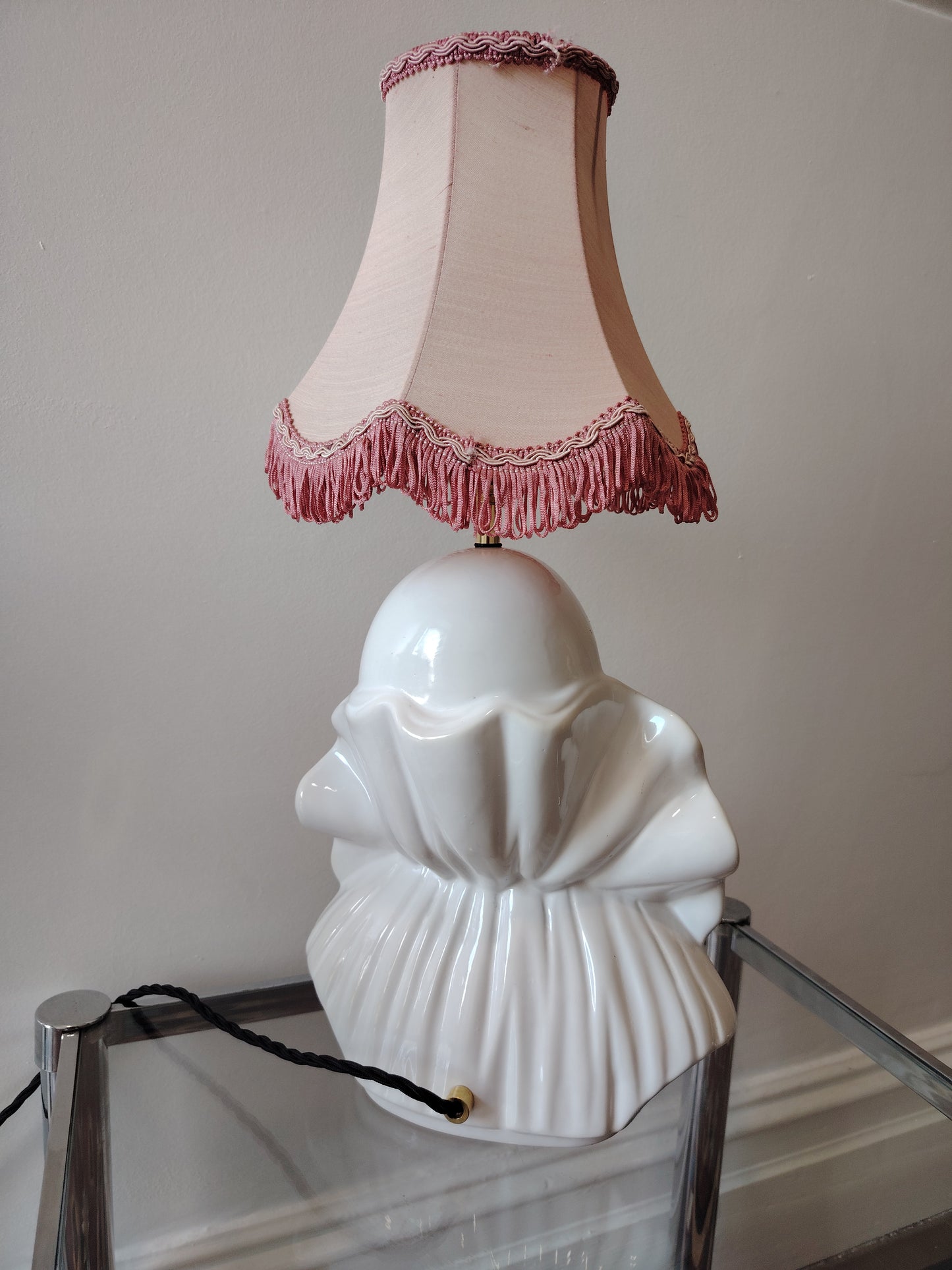 Upcycled Vintage Pierrot Lamp