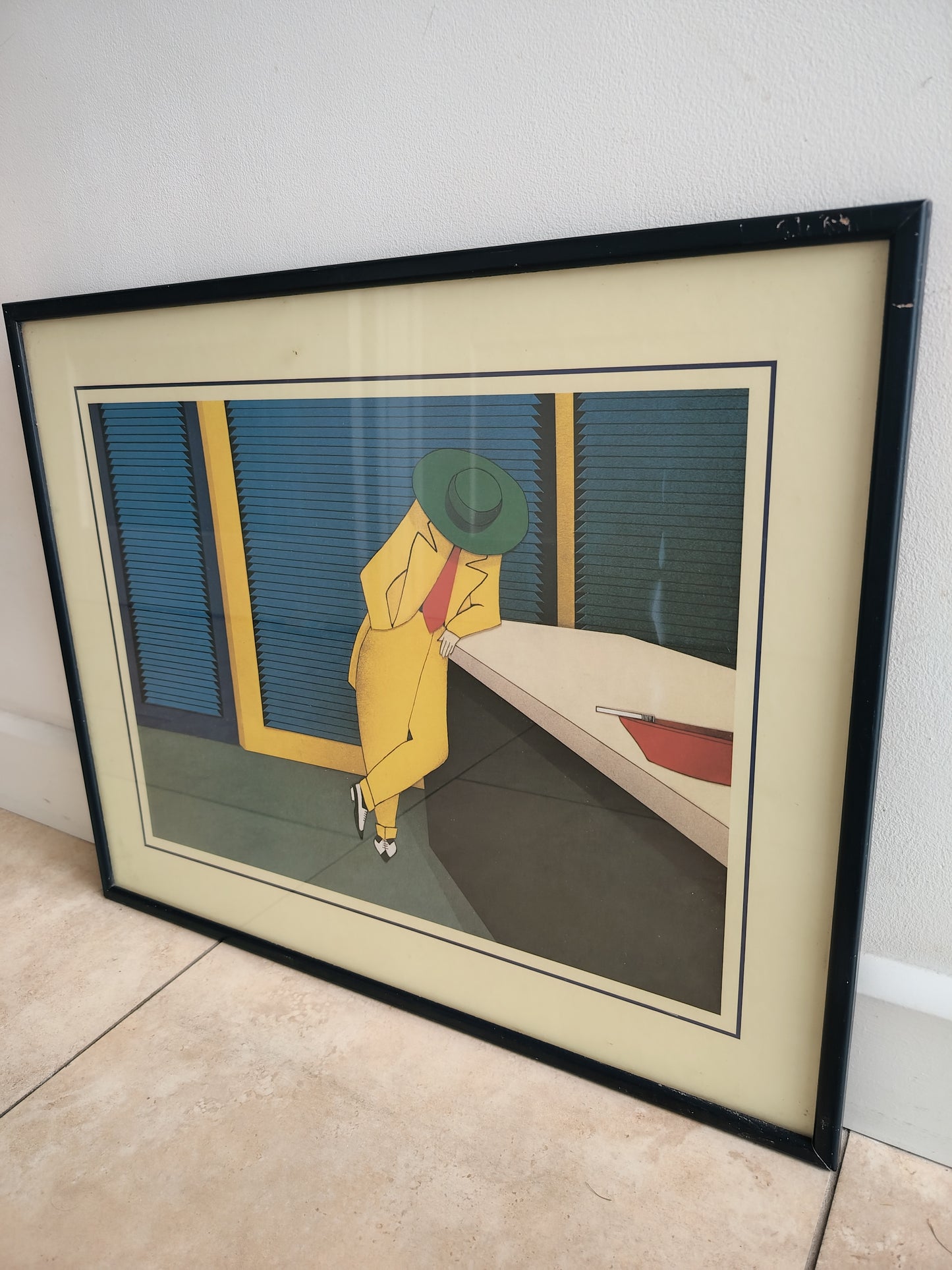 1980's Colourful Pop Art Print