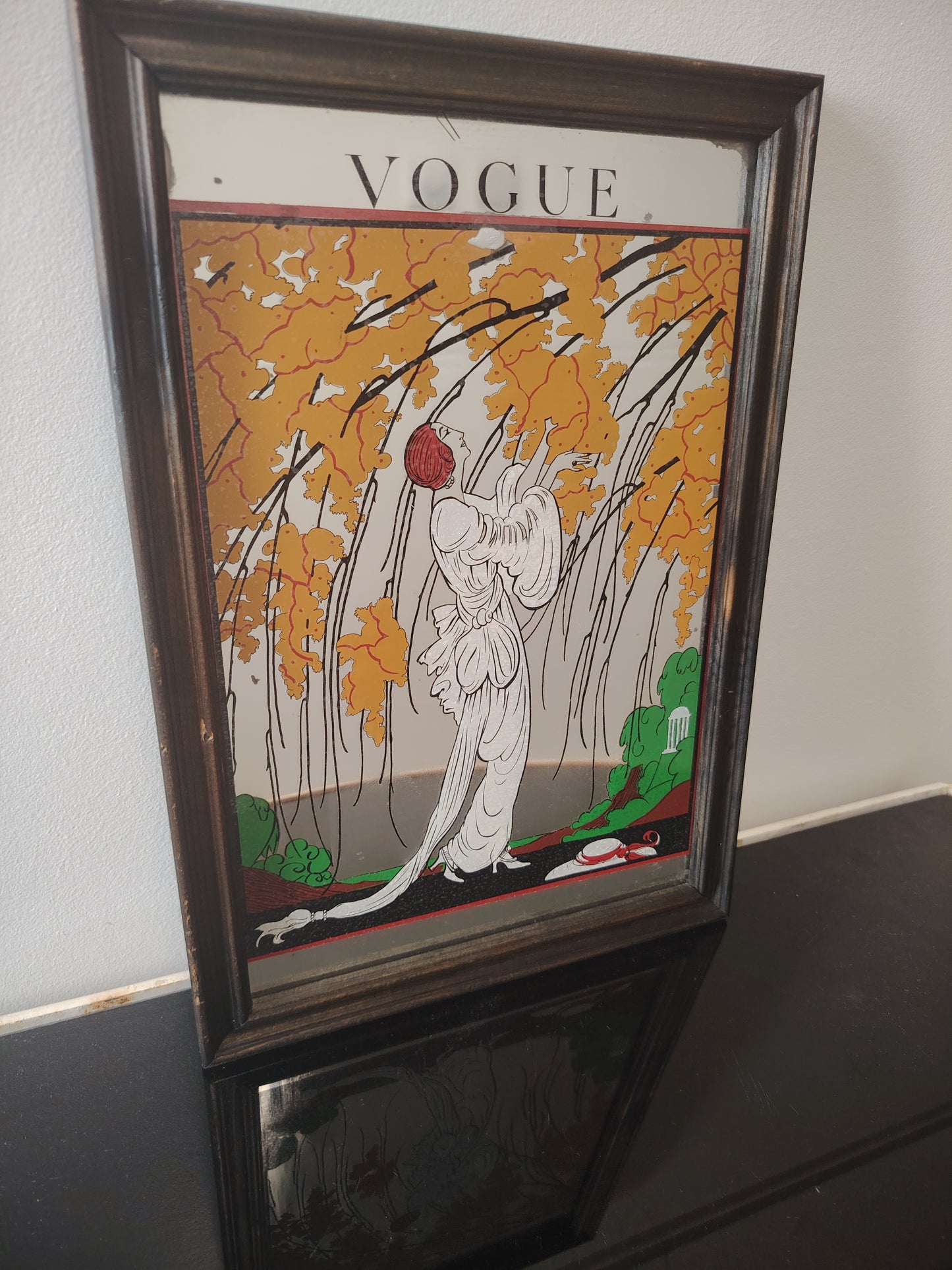 Vintage Art Deco Vogue Mirror