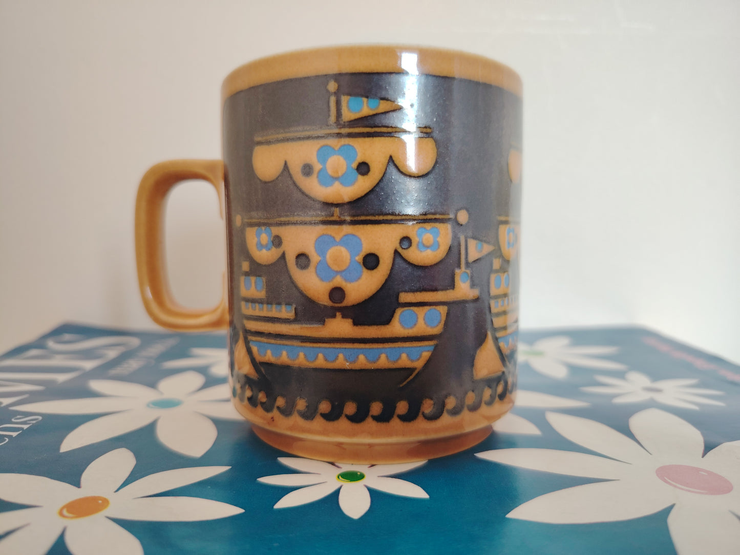 Rare Hornsea Boat Mug