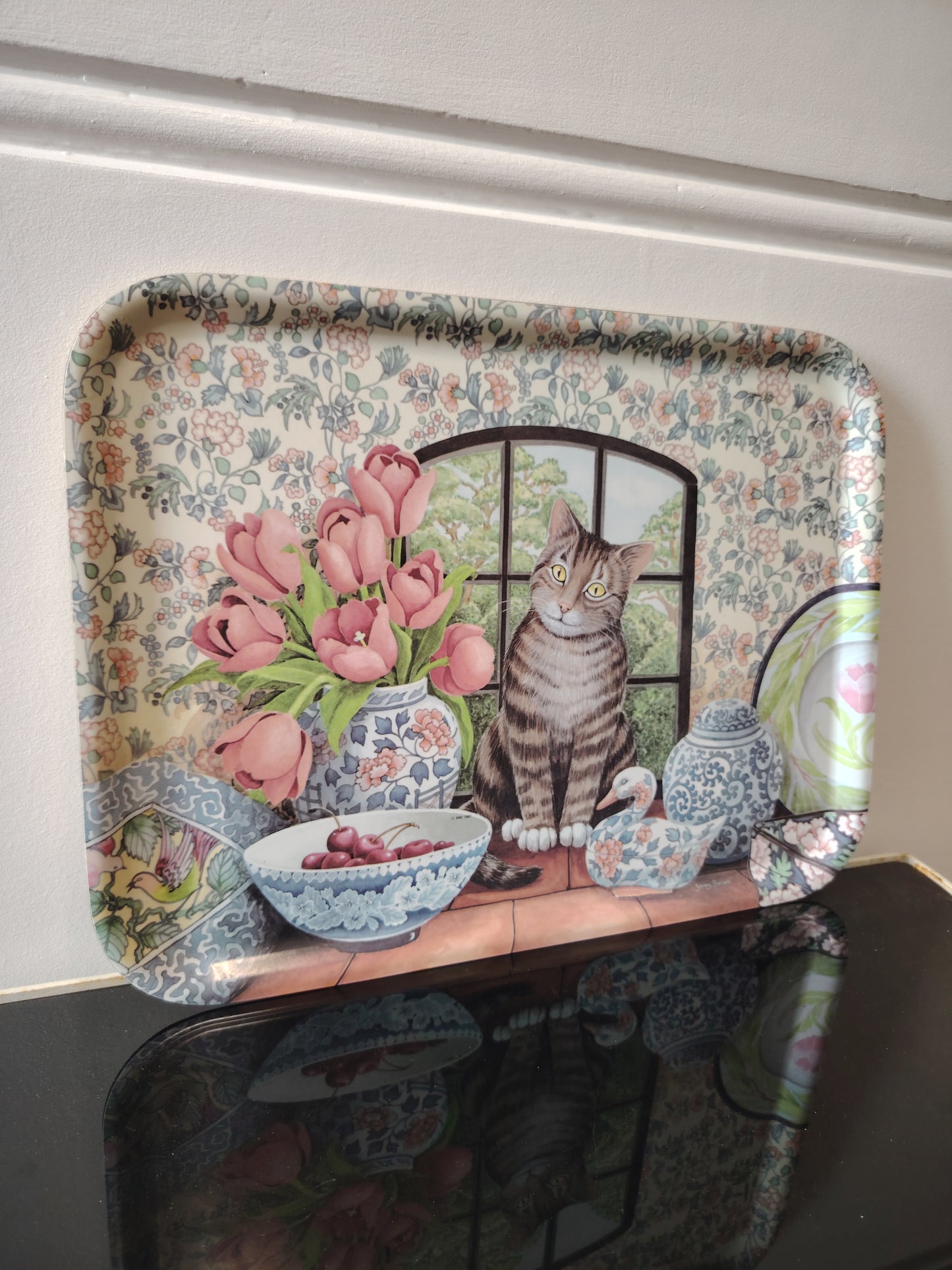 1980's Vintage Cat Tray by Jenny Barron