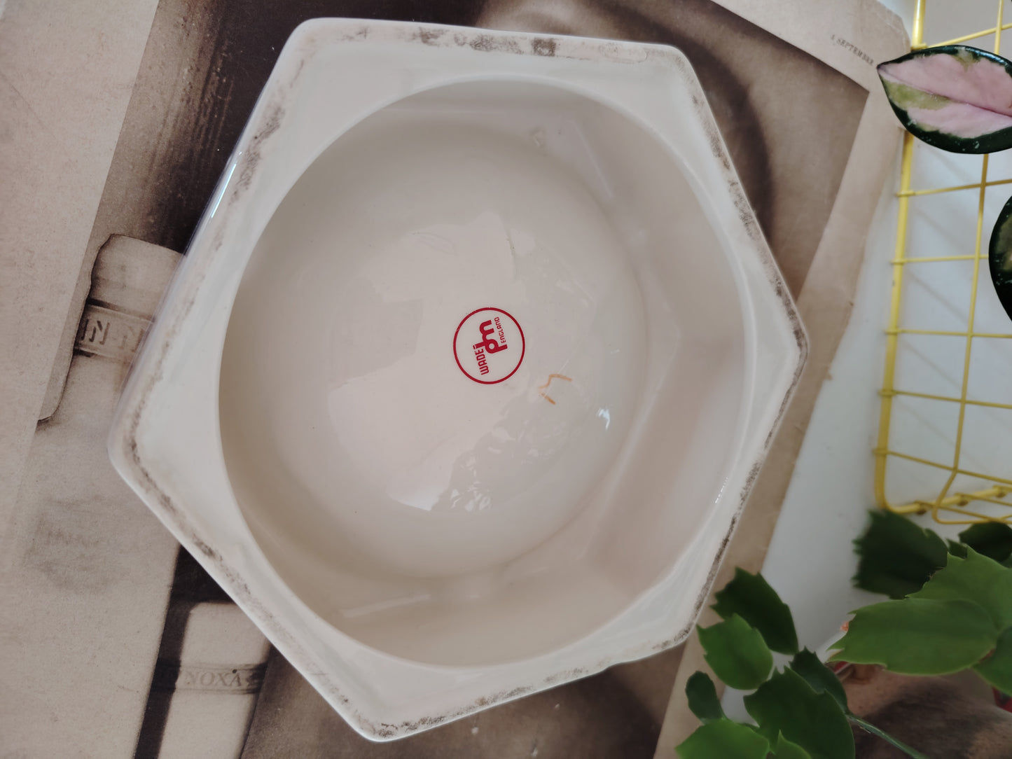 Vintage Wade Ceramic Harp Lager Ashtray