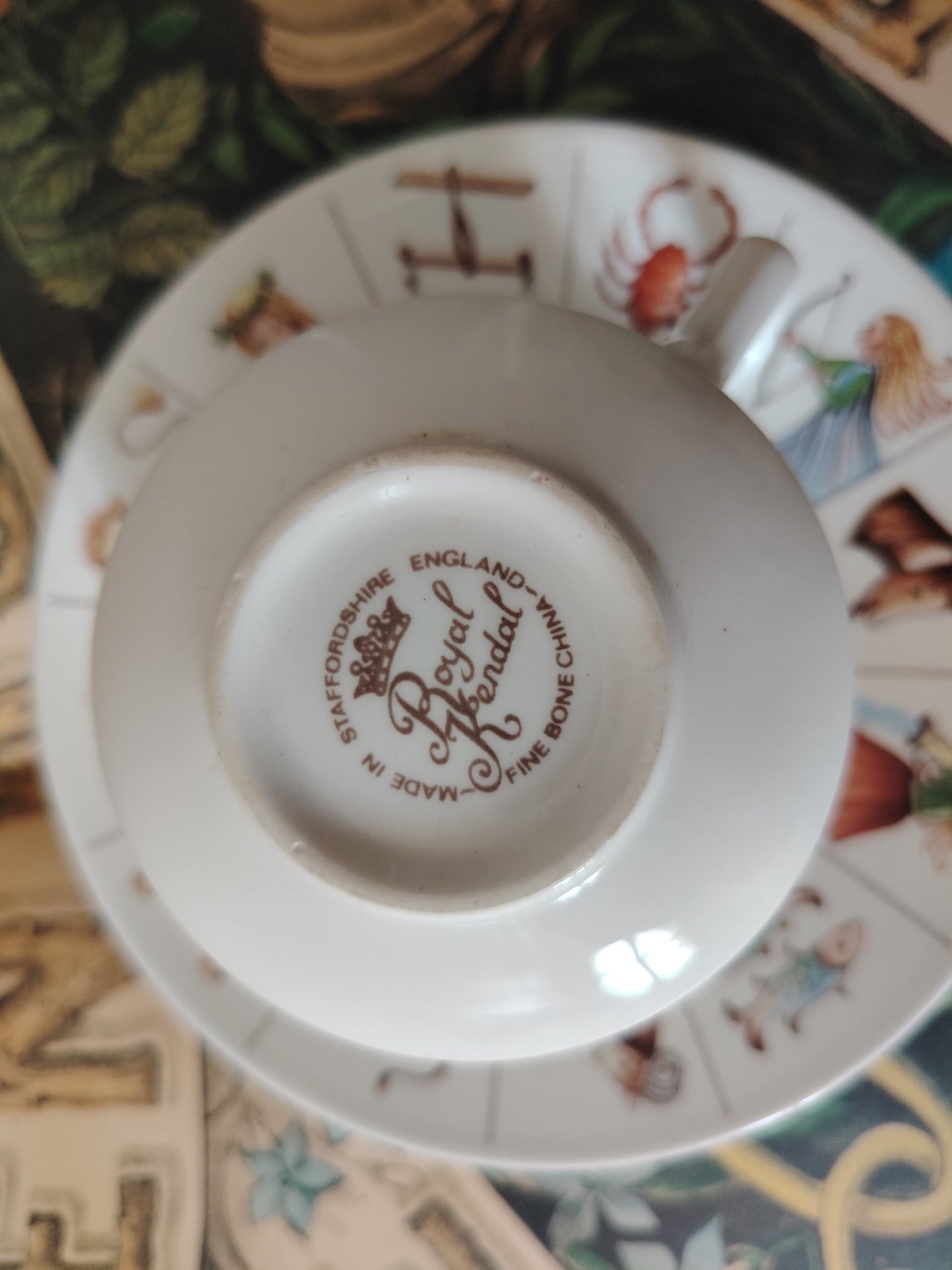 Vintage Fortune Cup and Saucer