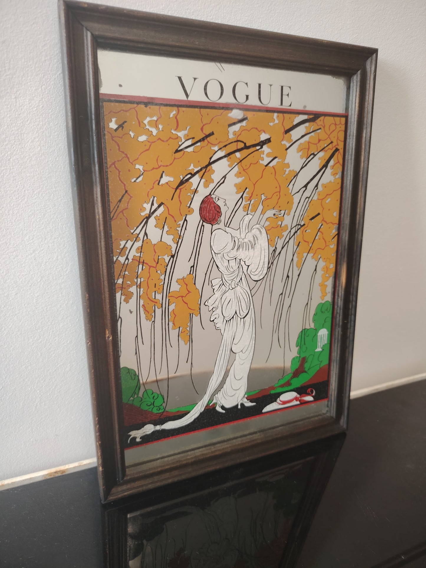 Vintage Art Deco Vogue Mirror