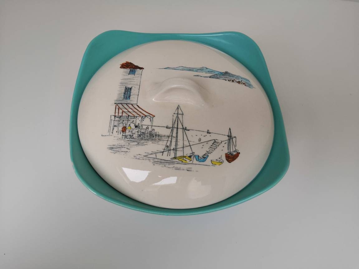 Midwinter Stylecraft "Cannes" Fashion Shape serving bowl with lid