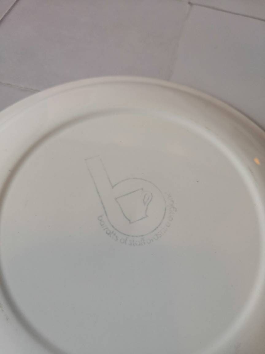 Vintage 50's Nursery Rhymes Nursery Ware Bowl and Plate set.