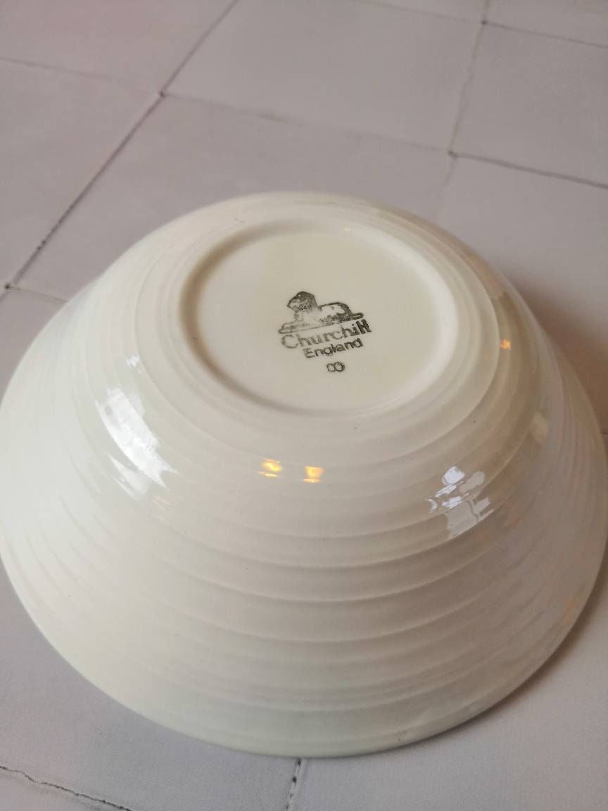 Vintage 50's Nursery Rhymes Nursery Ware Bowl and Plate set.