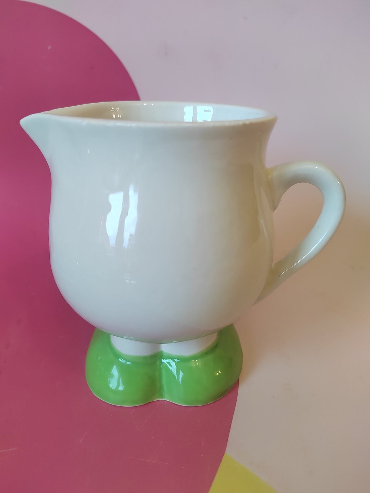 90's smiley face fun milk jug