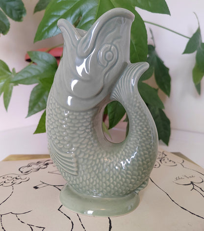 Beautiful Sage Green Mini Glug Jug