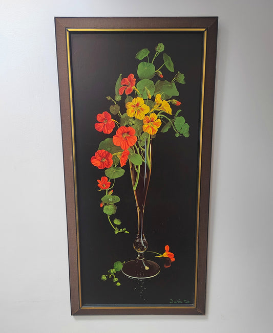 Large 1960's Barbara Tate "Nasturtium" Print