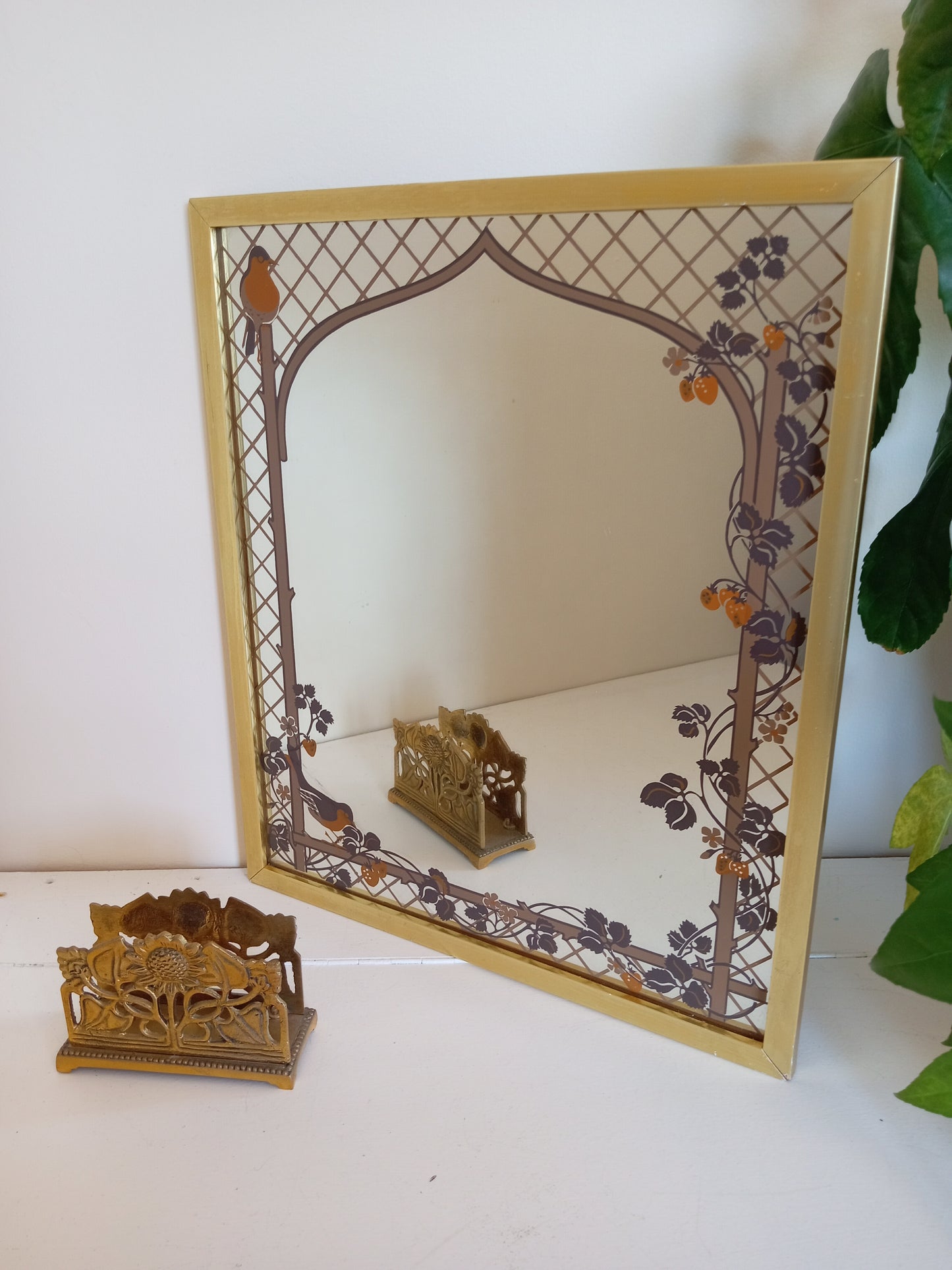 80's Autumnal Arch Picture mirror