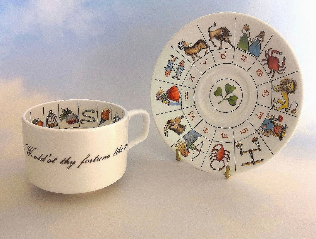 Vintage Fortune Cup and Saucer