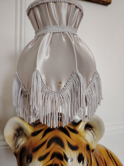 Large Reworked Mid Century Tiger Cub lamp