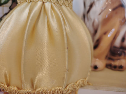 Upcycled Mid-Century Small Tiger Cub Lamp