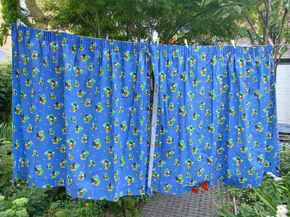 Vintage 90's Mickey Mouse Curtains