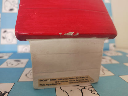 Vintage Snoopy on his Kennel Money Box