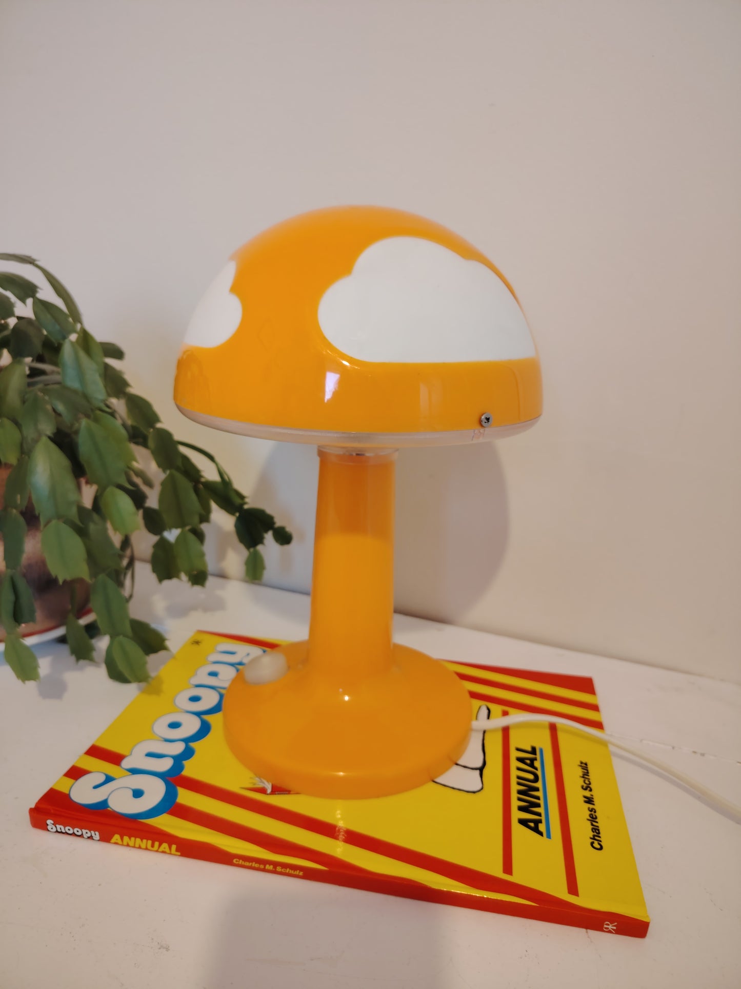Orange 90's IKEA "Skojig" Cloud Lamp