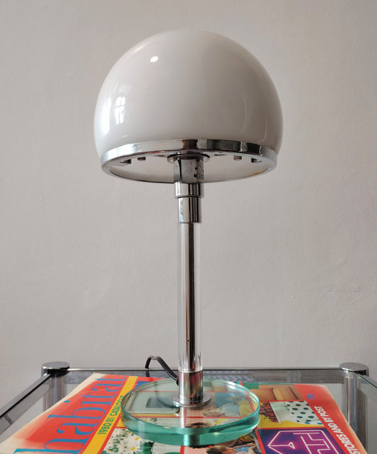 Vintage Bauhaus Style Mushroom Lamp