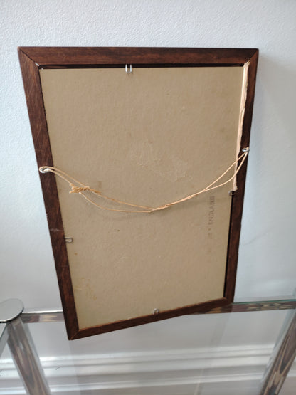 Rare Vintage 1960's Snoopy "The Gentleman" Picture Mirror