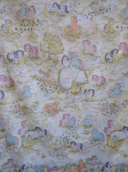 Vintage 80's My Little Pony Single Duvet Cover